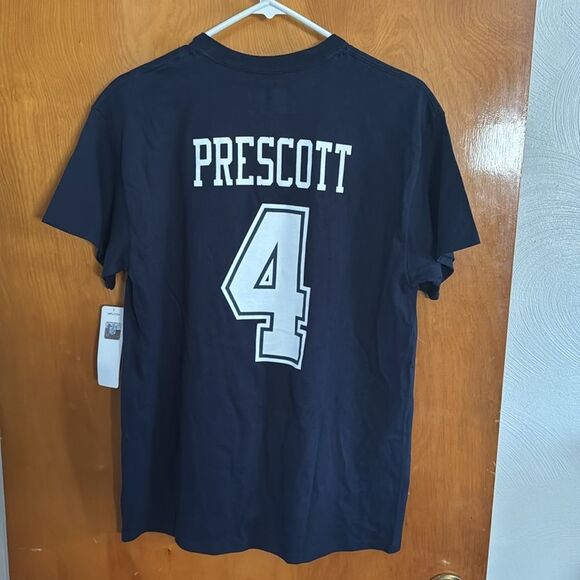 Dallas Cowboys Tshirt Mens Medium 4 Prescott - Picture 2 of 2